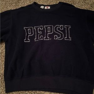 Vintage Pepsi navy/ dark blue sweater!